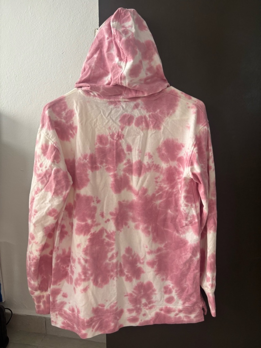 Jane and Delancey Pink Tie Dye 2-Piece Lounge Set - Hoodie (S) & Joggers (M) - Picture 2 of 6